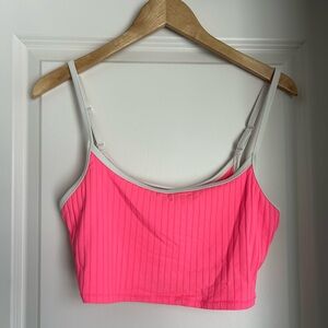 Aerie Pink Bikini Top Large